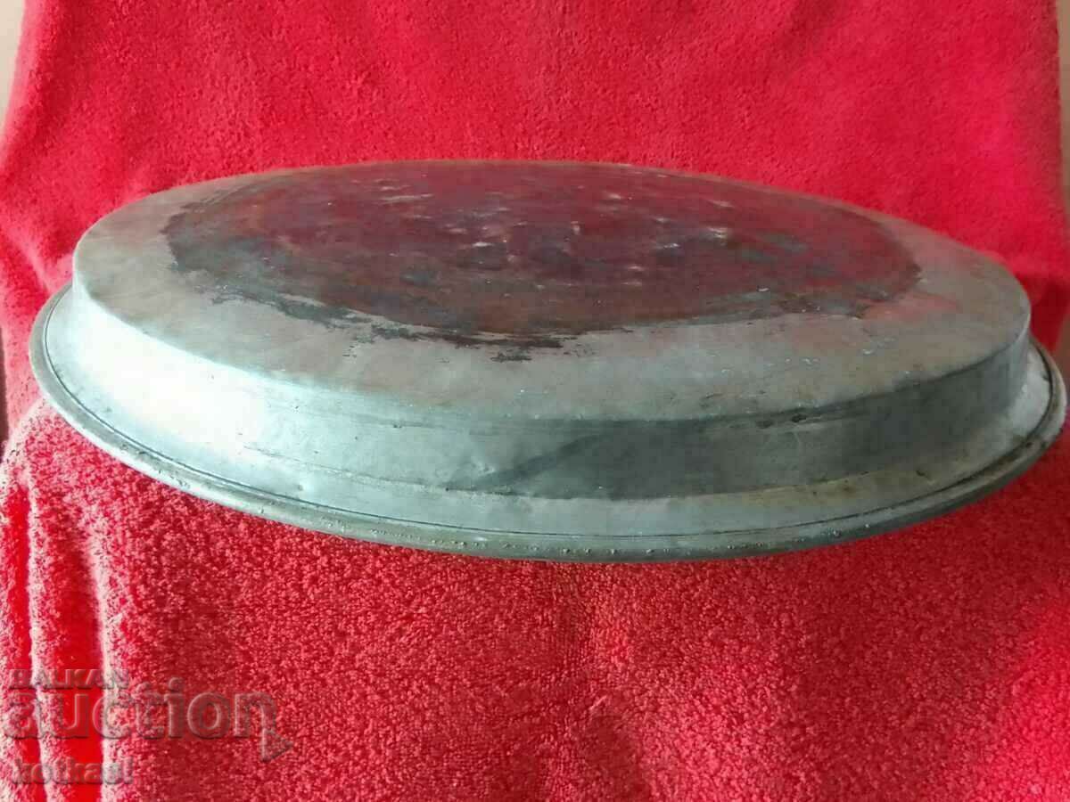 Auction Old Copper Copper Pan tinned 46.5 cm. Auction Old Copper Copper Pan tinned 46.5 cm.