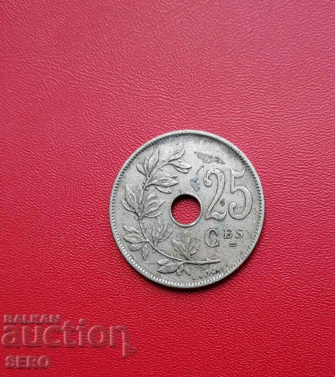Belgium-25 cents 1929