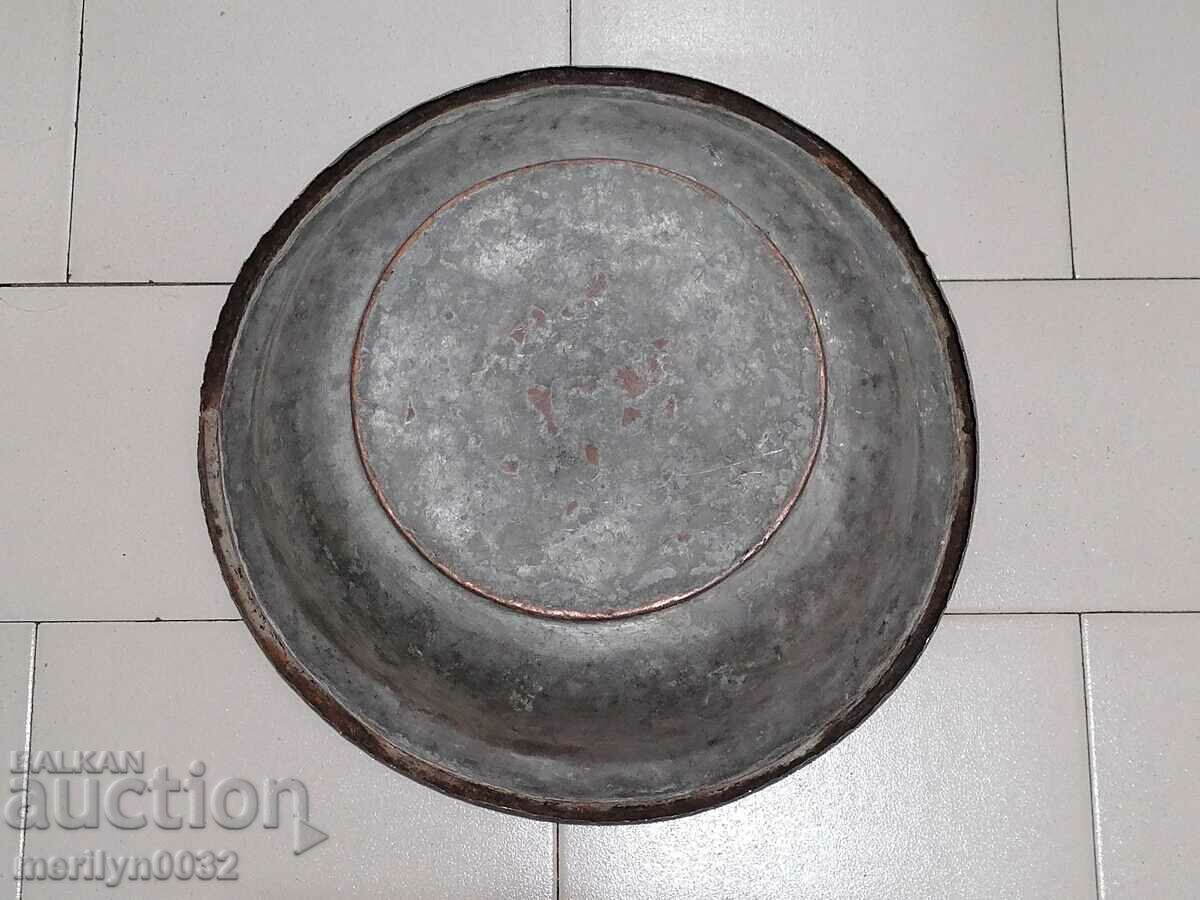 Tinned basin, copper vessel, copper, trough with price 129.00 BGN | € 65.96 Tinned basin, copper vessel, copper, trough with price 129.00 BGN | € 65.96