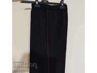 Retro parade black trousers MILITIA