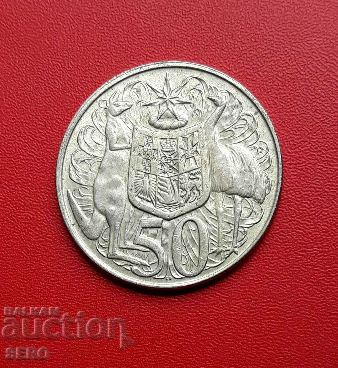 Australia-50 Cents 1966-Silver