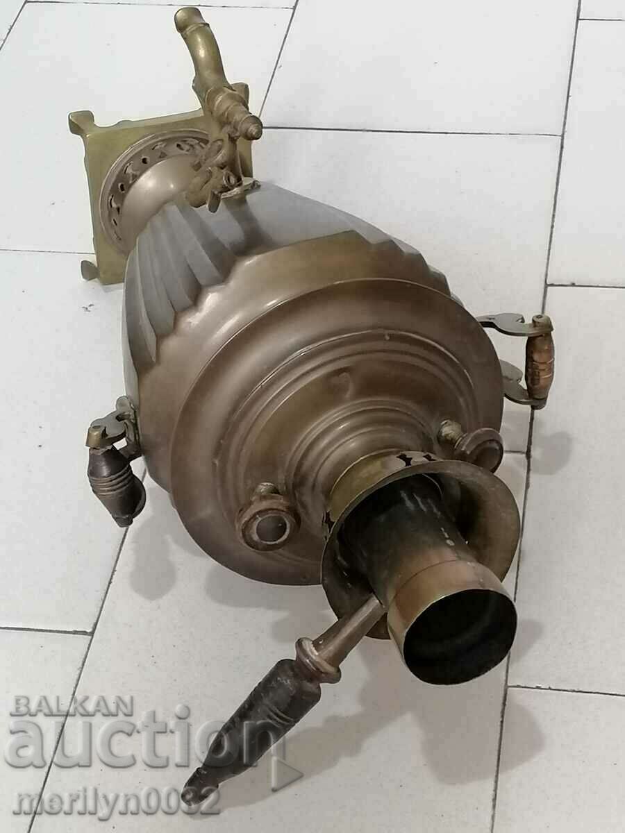 Delivery of Ottoman samovar with teapot seal late 19th century Delivery of Ottoman samovar with teapot seal late 19th century