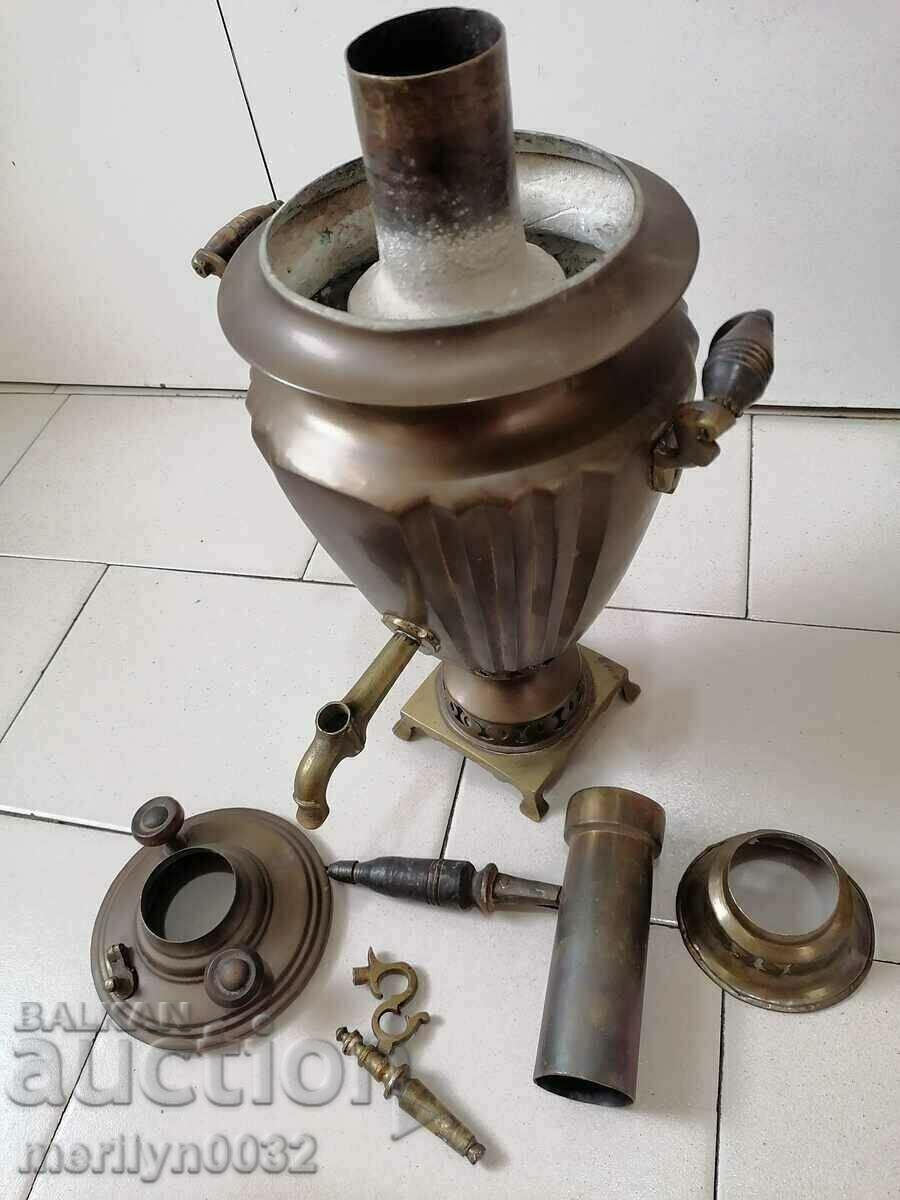 Османски самовар с печат чайник края на 19-ти век - 7