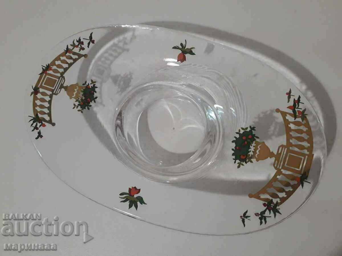 Delivery of CANDLESTICK. GLASS WITH THE GOLD Delivery of CANDLESTICK. GLASS WITH THE GOLD