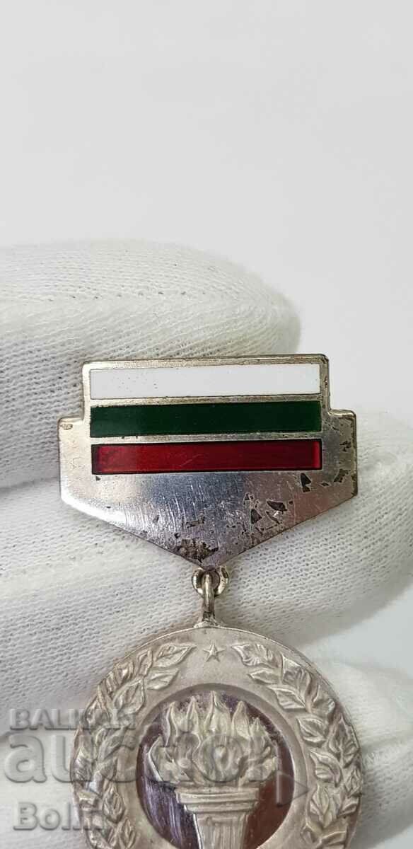 Auction  Rare badge, medal - Meritorious Artist with Document 1987