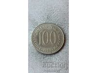 Yugoslavia 100 dinars 1988