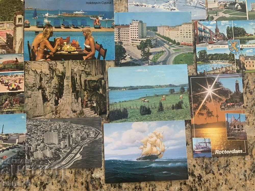 Lot 1 - Old Used Postcards - Mix - 24 pcs with price 5.00 BGN | € 2.56