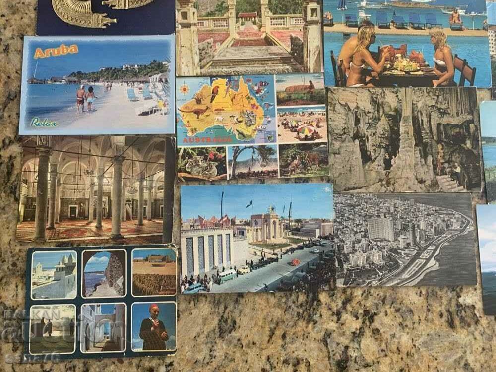 Auction  Lot 1 - Old Used Postcards - Mix - 24 pcs