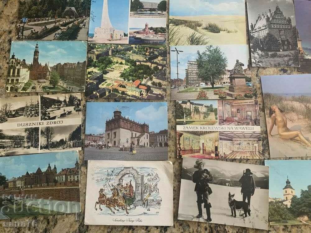 Delivery of Lot 3 - Old Travel Postcards - Poland - 1-25 pcs Delivery of Lot 3 - Old Travel Postcards - Poland - 1-25 pcs