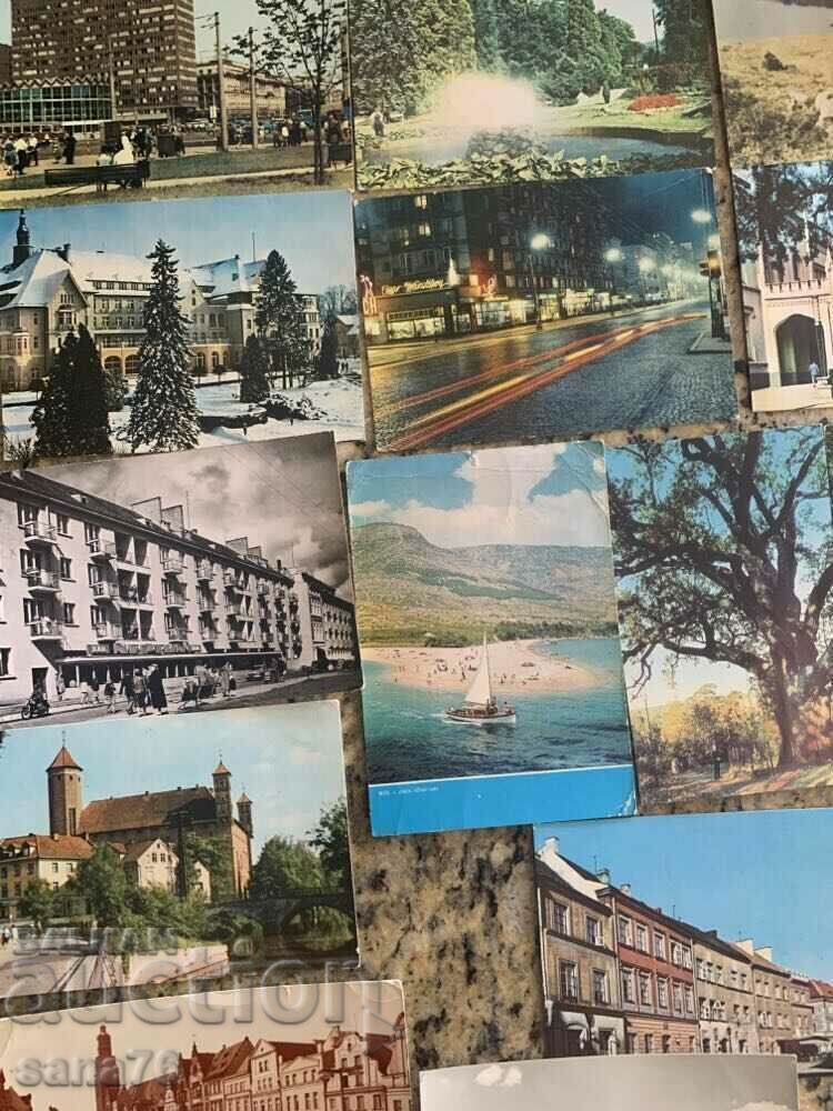 Livrarea Lot 4 Cărți poștale vechi călătorite - Polonia - 2-25 buc Livrarea Lot 4 Cărți poștale vechi călătorite - Polonia - 2-25 buc