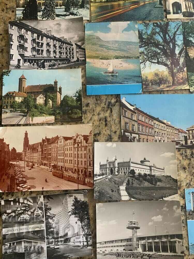 Lot 4 Cărți poștale vechi călătorite - Polonia - 2-25 buc - 6 Lot 4 Cărți poștale vechi călătorite - Polonia - 2-25 buc - 6