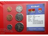 Κιριμπάτι - ΣΕΤ 6 νομισμάτων - Κιριμπάτι - 3 τεμάχια και Αυστραλία - 3 τεμάχια