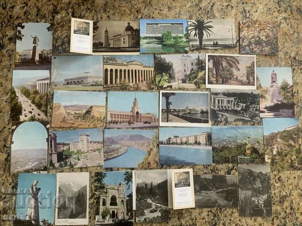 Lot 9 - Old Travel Postcards - USSR - Republics - 2-29 pcs