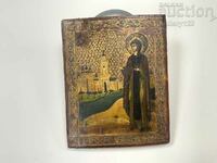 Old painted Russian icon 19th century