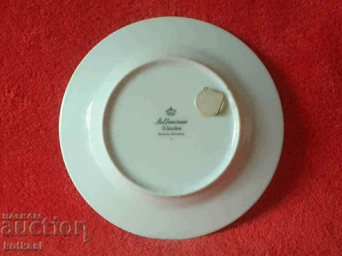 Стар порцелан чиния позлата Seltmann Weiden Майсенски букет - 5 Стар порцелан чиния позлата Seltmann Weiden Майсенски букет - 5