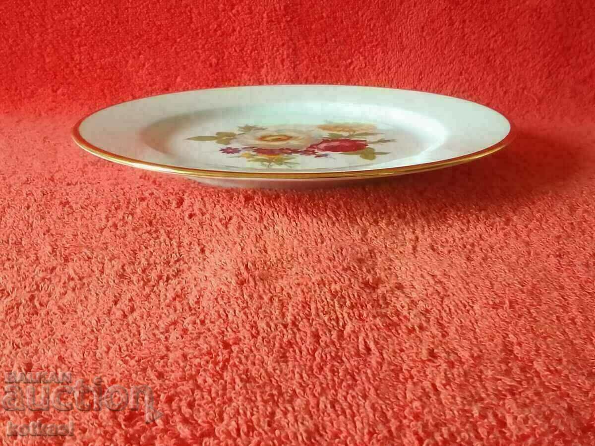 Стар порцелан чиния позлата Seltmann Weiden Майсенски букет - 6 Стар порцелан чиния позлата Seltmann Weiden Майсенски букет - 6
