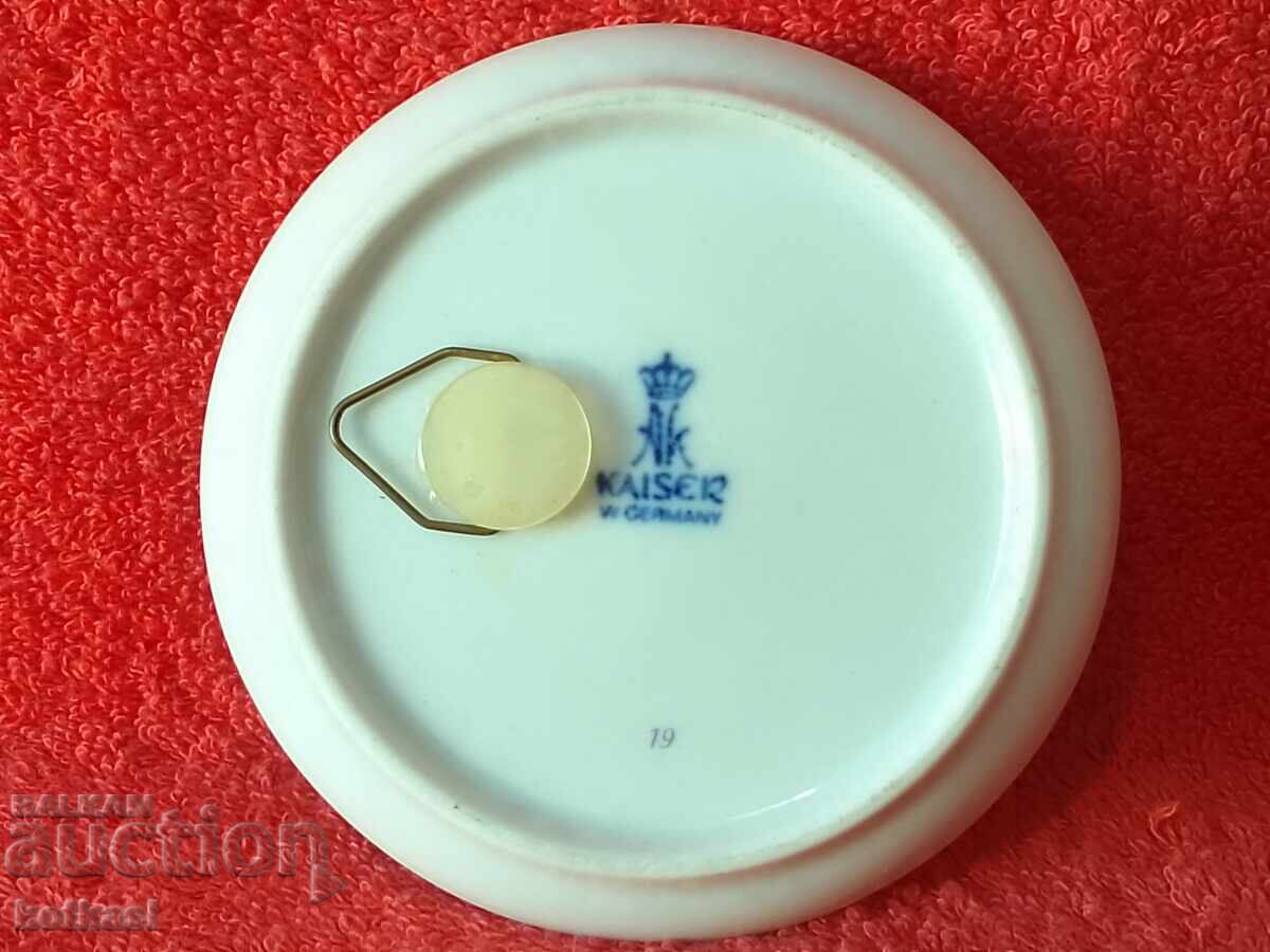 Old KAISER porcelain plate Horses Hunting Dogs gilding Hunter - 6 Old KAISER porcelain plate Horses Hunting Dogs gilding Hunter - 6