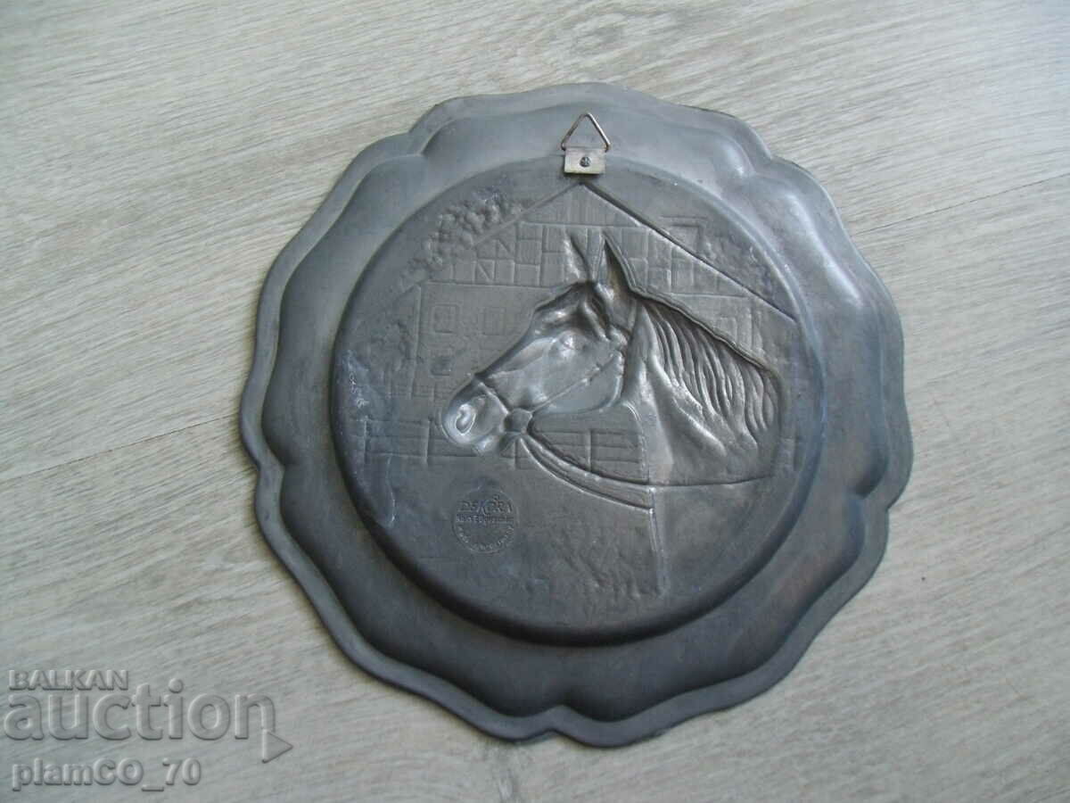 No.*7516 old metal / tin panel - 5