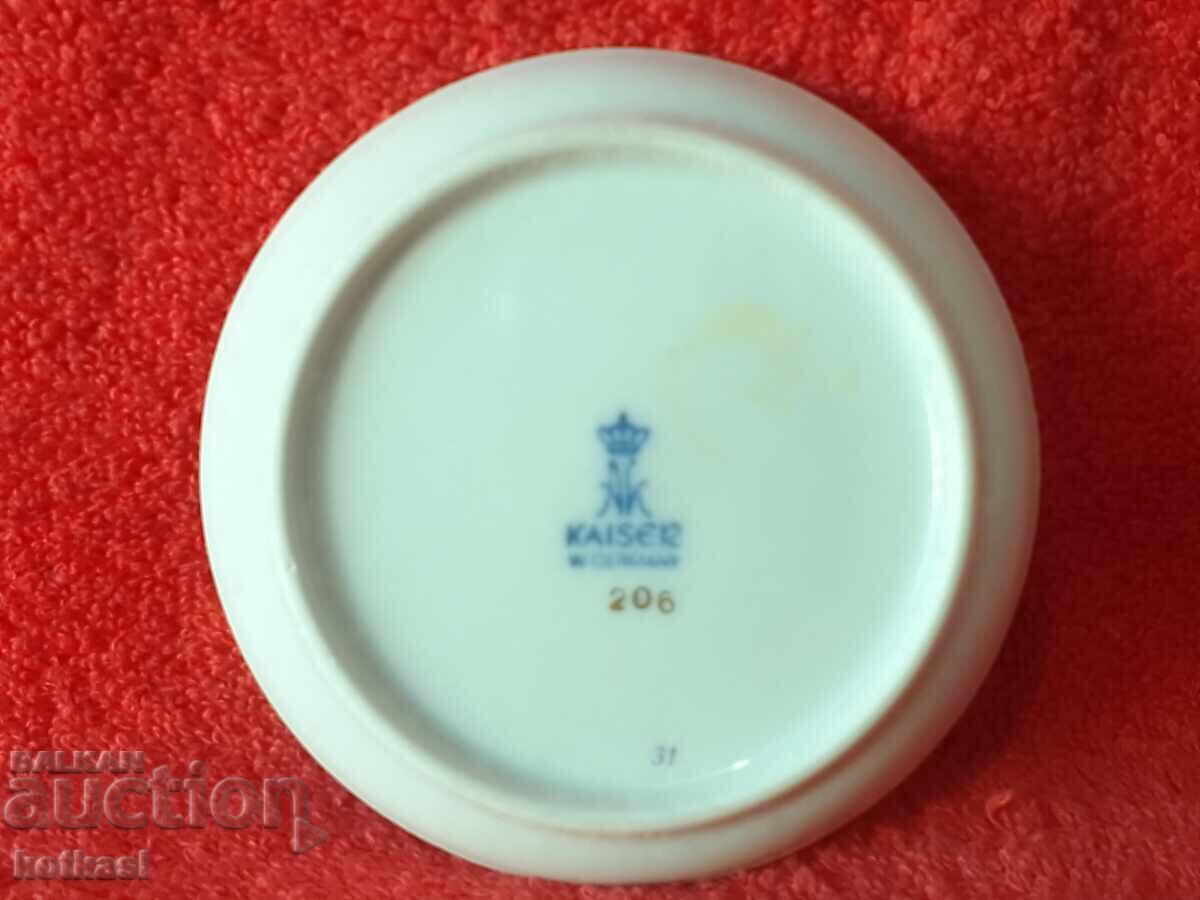 Old KAISER porcelain plate Horses Hunting Dogs gilding Hunter - 6 Old KAISER porcelain plate Horses Hunting Dogs gilding Hunter - 6