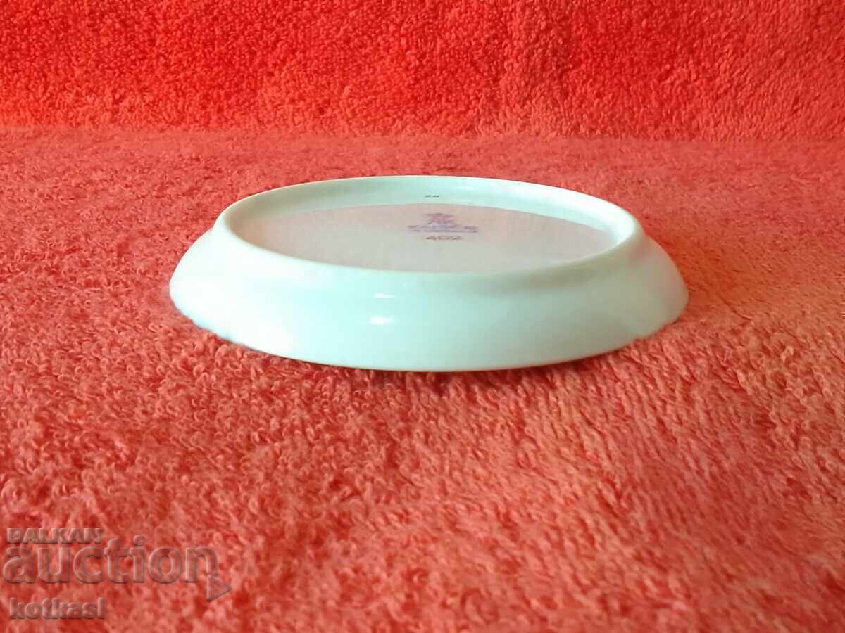 Old KAISER porcelain plate Two perched birds Sparrows - 5 Old KAISER porcelain plate Two perched birds Sparrows - 5