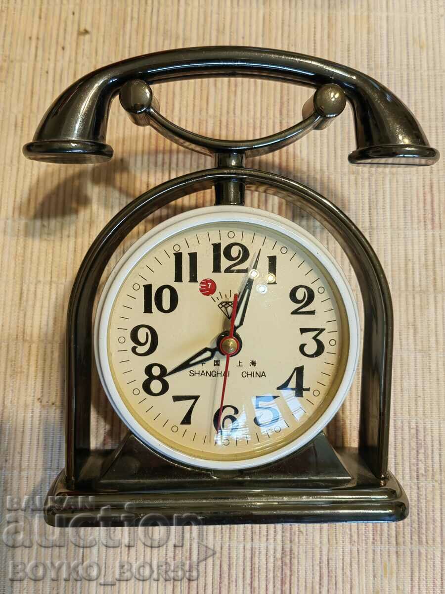Rare Old 1980's Telephone Shaped Alarm Clock