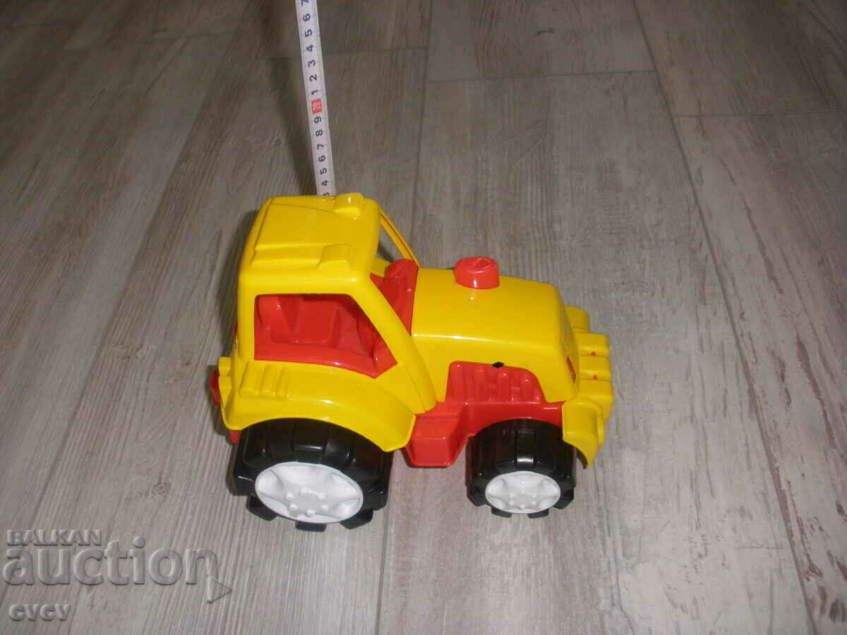 Jucărie-Tractor-roșu