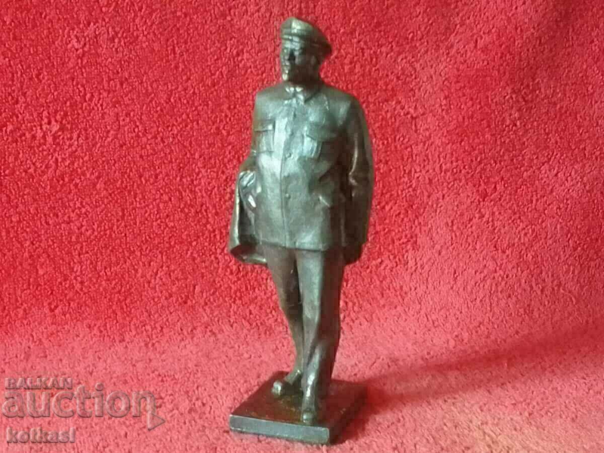Old metal aluminum figure Plastic Vladimir I. Lenin - 6 Old metal aluminum figure Plastic Vladimir I. Lenin - 6