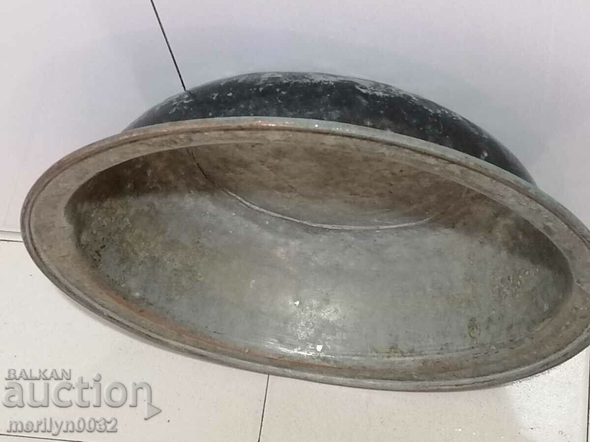 Tinned basin, copper vessel, copper, trough with price 129.00 BGN | € 65.96 Tinned basin, copper vessel, copper, trough with price 129.00 BGN | € 65.96