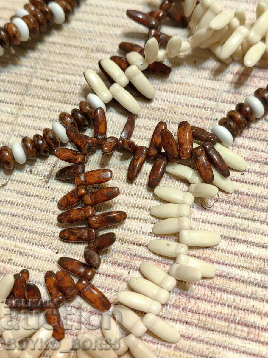 Delivery of Antique Royal Necklace with Jasper and Ivory 1930s Delivery of Antique Royal Necklace with Jasper and Ivory 1930s