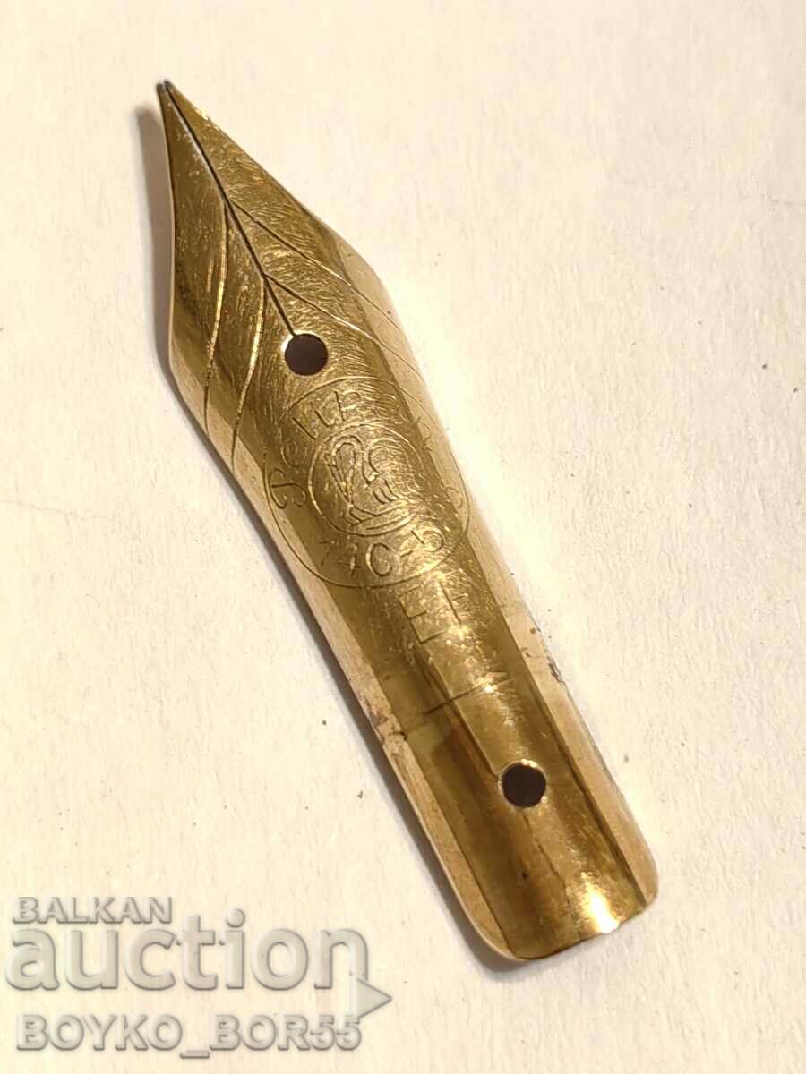Gold Nib 14k 585 for Old German Pen PELIKAN