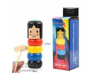 Immortal Hero Magical Wooden Man Trick Toy