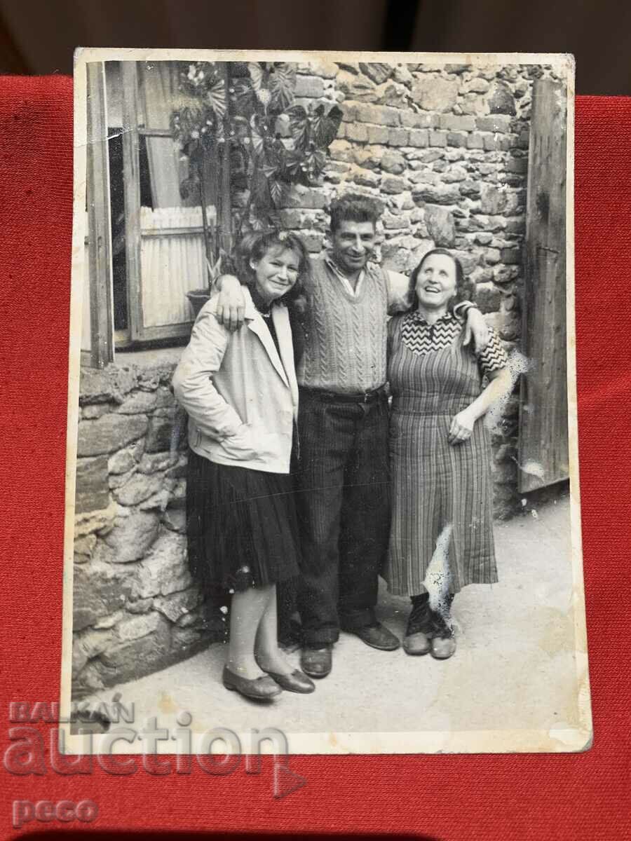Grandma Vanga with her husband Dimitar and her daughter Veneta. with price 100.00 BGN | € 51.13
