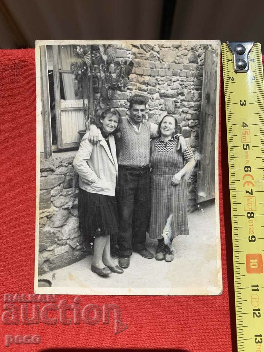 Auction  Grandma Vanga with her husband Dimitar and her daughter Veneta.