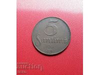 Letonia - 5 centi 1922