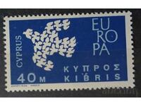 Гръцки Кипър 1961 Европа CEPT Птици MNH