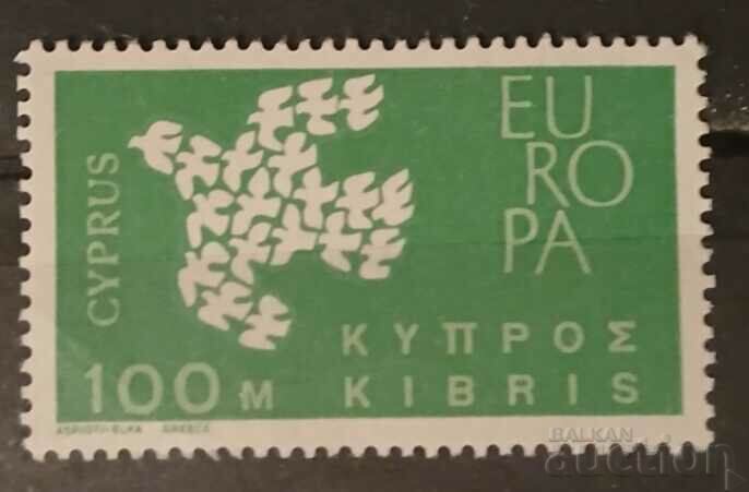 Гръцки Кипър 1961 Европа CEPT Птици MNH
