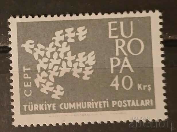 Турция 1961 Европа CEPT Птици MNH