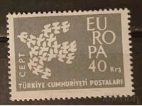 Turcia 1961 Europa CEPT Păsări MNH