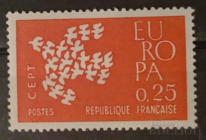 Franța 1961 Europa CEPT Păsări MNH