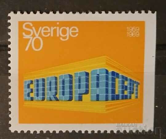 Швеция 1969 Европа CEPT Сгради MNH