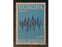 Сан Марино 1972 Европа CEPT MNH