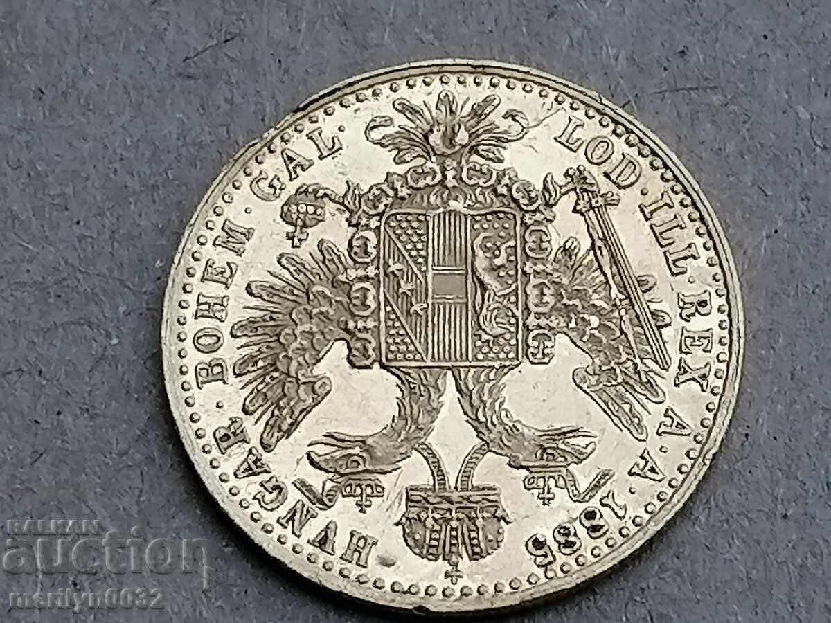1 ducat 1885 mint Austro-Hungarian Franz Joseph gold 987/1000 - 5