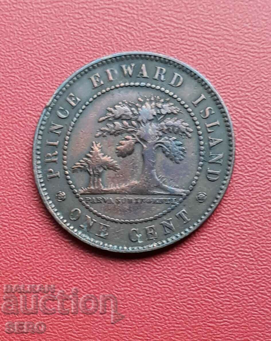 Остров Принц Едуард/Канада/-1 цент 1871