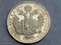 1 δουκάτο 1908 νομισματοκοπείο Αυστρία Ουγγαρία Franz Joseph χρυσό 987/1000