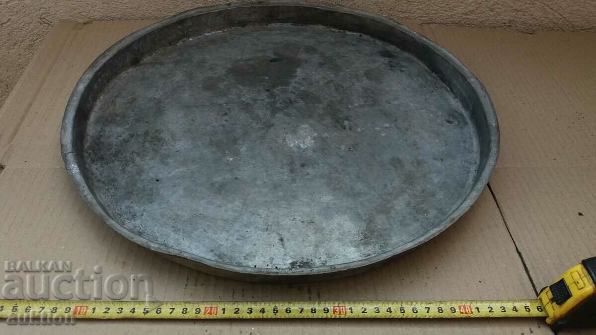 Delivery of solid wrought iron revival blue, tray, tray