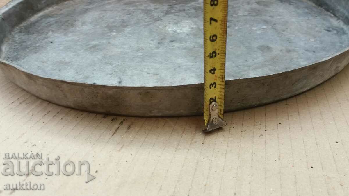 solid wrought iron revival blue, tray, tray - 6