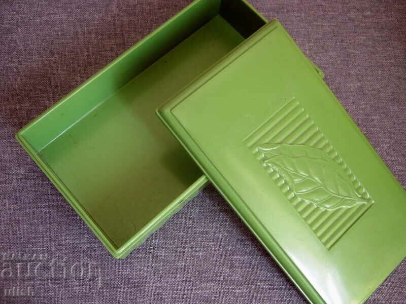 Old Russian Tbilisi Green Bakelite Tobacco Box with price 30.00 BGN | € 15.34 Old Russian Tbilisi Green Bakelite Tobacco Box with price 30.00 BGN | € 15.34