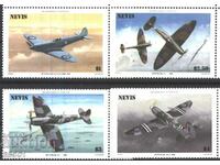 Чисти марки Авиация Самолети  1986  от  Невис