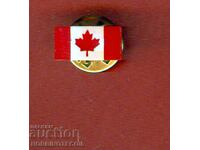 insignă - steagul CANADA
