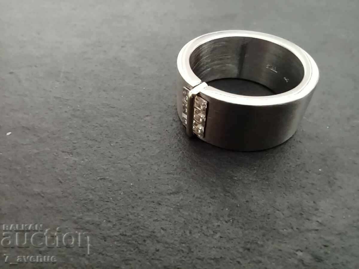 Модерен оригинален ПРЪСТЕН от стомана А-Д, 18.05.2024 с цена 99.00 лв. | € 50.62